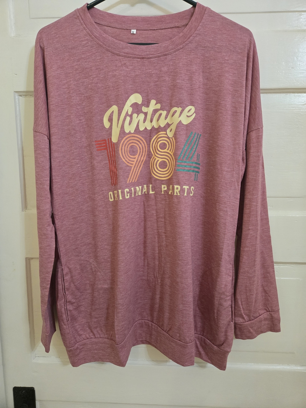 NEW "Vintage 1984 ORIGINAL PARTS" Long Sleeve